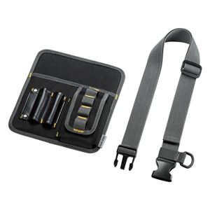 (まとめ)サンワサプライ ウエストベルトケース(8インチタブレット対応) PDA-TABWB2【&times;2セット】