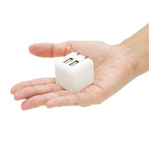 (まとめ)ミヨシ USB-ACアダプタ 2.4A 2ポート ホワイト IPA-US01/WH【&times;3セット】