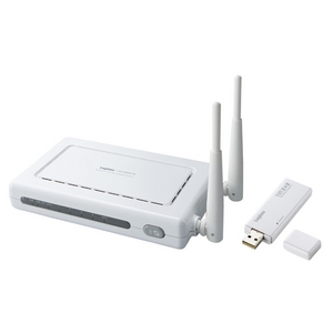 Logitec(ƥå) IEEE802.11g/b(G-Nextб) ̵LAN֥ɥХɥ롼+̵USBץå LAN-WN12-RU2