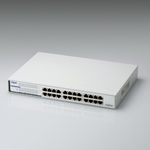 Logitec(ƥå) 10/100/1000Mbps 19åбåHUB 24ݡ/Ÿ¢ LAN-GSW24P-MA