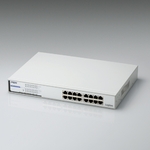 Logitec(ƥå) 10/100/1000Mbps 19åбåHUB 16ݡ/Ÿ¢ LAN-GSW16P-MA