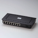 Logitec(ƥå) 10/100/1000Mbps åHUB 8ݡ/Ÿ¢ LAN-GSW08P-P