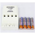 MITSUBISHI(三菱電機) 急速充電器 単3×4本セット MHR-R7344SET