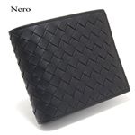 BOTTEGA VENETA　二つ折り財布　193642 V4651　Ｎｅｒｏ