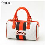 GUCCIiOb`j@obO@JOY@190257 FJI3G 8374 WHITE~ORANGE