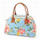 Cath Kidston�@�o�b�O  Bowling Bag With Leather  230308 Box Floral Blue