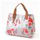 Cath Kidston@obO@STAND UP TOTE with LEATHER  230100 Autumn Flowers Stone