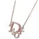 Christian Dior　ネックレス  D21845 ロゴ　Ｒｏｓｅ