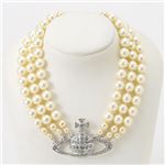 Vivienne Westwood　チョーカー　3 ROW PEARL CHOKER SV