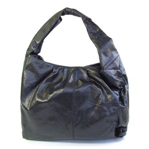 コットンくしゅくしゅバッグ ブラック