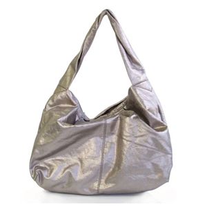 コットンくしゅくしゅバッグ ガンメタ