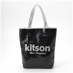 kitson(キットソン) スパンコール 縦型トートバッグ ブラック