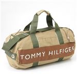 TOMMY HILFIGER(トミーヒルフィガー) ボストンバッグ HARBOUR POINT2 Khaki×Brown