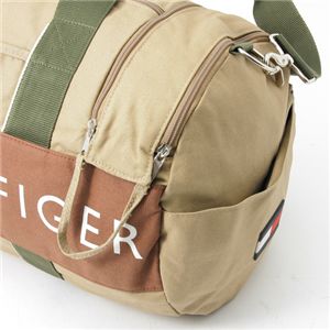 TOMMY HILFIGER(トミーヒルフィガー) ボストンバッグ HARBOUR POINT2 Khaki×Brown