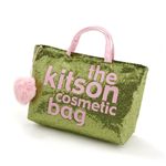 kitson(キットソン) バッグinバッグ GLITTER MATERIAL COSMETIC BAG KSG0176・Green×Pink