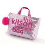 kitson(キットソン) バッグinバッグ GLITTER MATERIAL COSMETIC BAG KSG0178・Pink×Pink