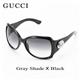 GUCCI サングラス GG2938-584/LF 2007年モデル グレーシェード×ブラック