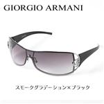 GIORGIO ARMANI サングラス 374/Ｆ-BGY/O0 スモークグラデーション×ブラック