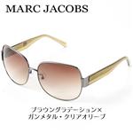 MARC JACOBS サングラス 083K LJC/5F／ブラウングラデーション×ガンメタル・クリアオリーブ