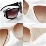 POLICE サングラス SS1589J -4AO／ライトブラウングラデーション×オフホワイト