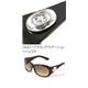 GUCCI(���å�) ���󥰥饹 2937-086/DB��2937���֥饦�󥰥�ǡ������ߥ٥å���