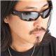 OAKLEY(�������꡼) ���󥰥饹 STR-JK-P BK/BK/���⡼���ߥ顼�ߥ֥�å� �̿�3
