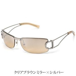 Christian Dior サングラス Asian Fitting DIORLY1 J2-6LB/AK/クリアブラウンミラー×シルバー