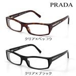 PRADA（プラダ） ダテメガネ 05IVA-2AU/101／クリア×ベッコウ