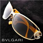 BVLGARI(ブルガリ） サングラス Asian Fitting 6003BA-101/73　オリーブ×ゴールド＆ブラックイエロー