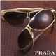 PRADA(プラダ) サングラス 60HS-1BC6S1/ブラウン×シルバー&シャイニーゴールド 写真5