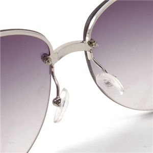 MARC by MARC JACOBS �T���O���X 205F-OZT/T7 ���C�g�X���[�N�O���f�[�V�����~�V���o�[���u���b�N