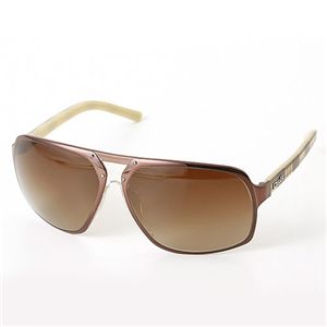 D&G サングラス 6050-322/13 ブラウングラデーション×ブロンズ&チェック