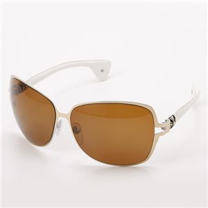 Chrome Hearts(クローム ハーツ) サングラス TANG1-GP-WT/WHL ライトブラウン×ゴールド&ホワイト