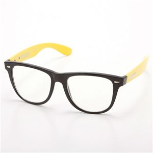 豊天商店 ダテメガネ BS-1572/イエロー(大)