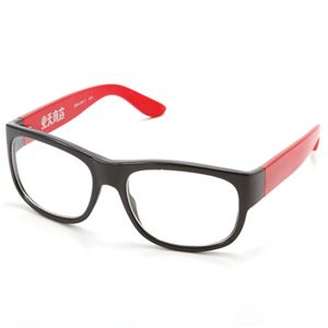 豊天商店 ダテメガネ BS-1673/レッド(小)