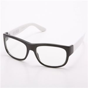 豊天商店 ダテメガネ BS-1674/ホワイト(小)