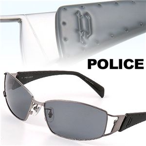 POLICE(ポリス) 偏光レンズサングラス 8354J-568P スモーク×ガンメタル&ブラック
