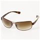 RAYBAN(レイバン) サングラス ガラスレンズ 3379-004/ブラウングラデーション×ブロンズ&ベッコウ
