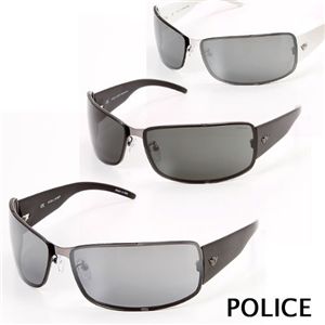 POLICE(ポリス) サングラス 8413M-579X/スモークミラー×シルバー&ホワイト