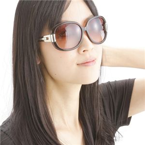 MARC BY MARC JACOBS(マークバイマークジェイコブス) サングラス 093F-ZQ6/FM/ブラウングラデーション×クリアブラウン&ライトゴールド