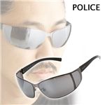 POLICE（ポリス） サングラス 8101-509X/スモークミラー×ガンメタル&ブラック