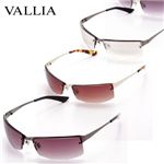 VALLiA(バリア) サングラス 126-4/スモークグラデーション×ガンメタル