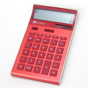 電卓 cadena calculator CCA-104 レッド