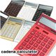 【オフィス用品】電卓 cadena calculator CCA-106 ホワイト（クロコダイル調）