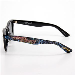 Ed Hardy(エドハーディー) サングラス WAVE-BK スモーク×ブラック