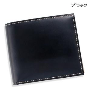 ブライドルレザー ボリュームカードウォレット　ブラック