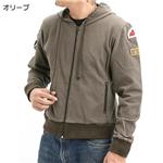 ROTHCO社 OSS紋章付き ヴィンテージ フルジップパーカー 1168 オリーブ L(表記は米レディースサイズXL)