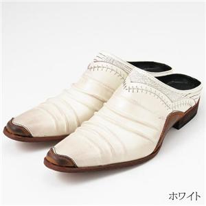 STAG BEETEL 本革レザー 日本製 シャーリングクロッグ 6628 ホワイト 26.0