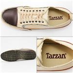 Tarzan エイトホール フリンジスニーカー 5408 ベージュ 27.0