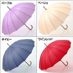 カラフル!16本骨傘 【無地】ネイビー